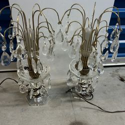 Pair Vintage “Fountain Lamps”