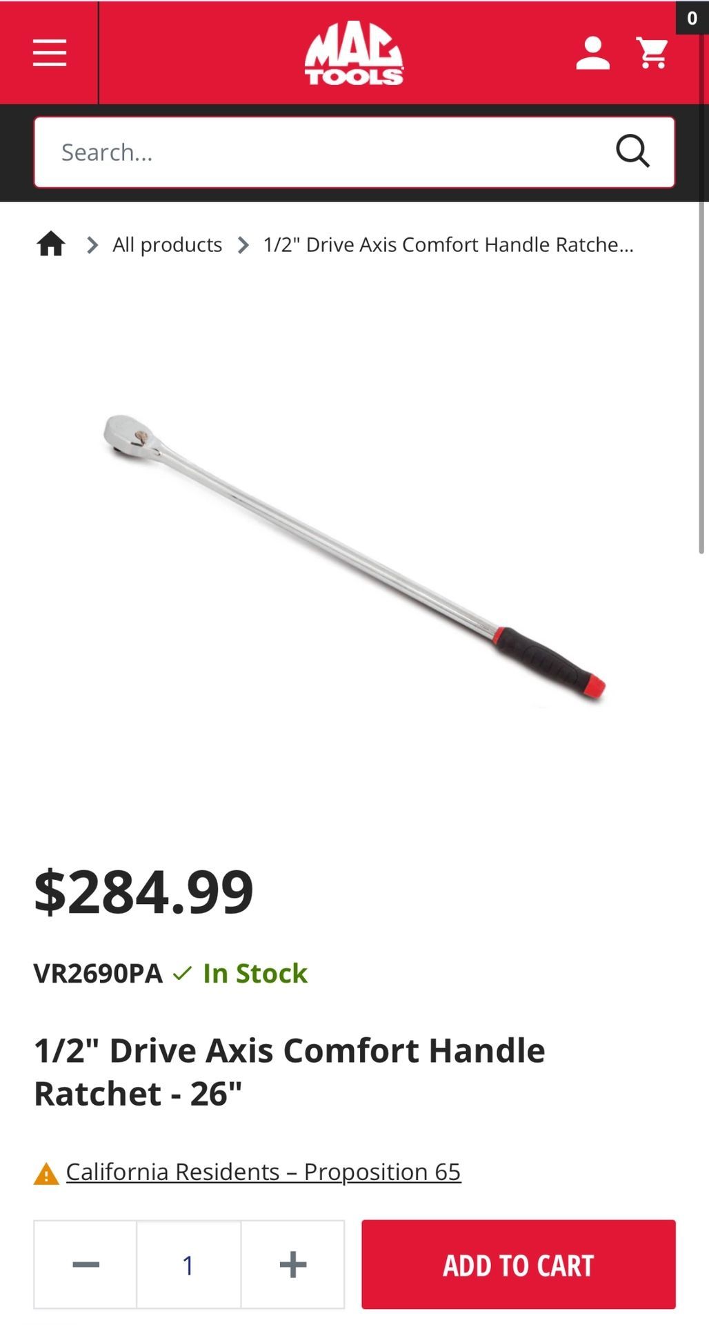 MAC Tools Ratchet