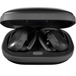 LIKE NEW, BARELY USED: Skullcandy Push ULTRA, True Wireless Earbuds, black, sport, charge case