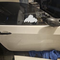 Right side/driver side car door, external piece & windshield fluid tank