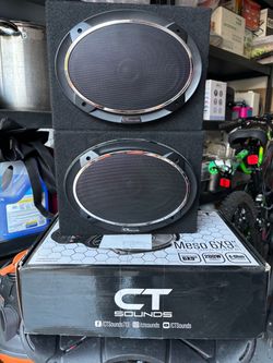Two Ct sounds 6x9 in boxes
