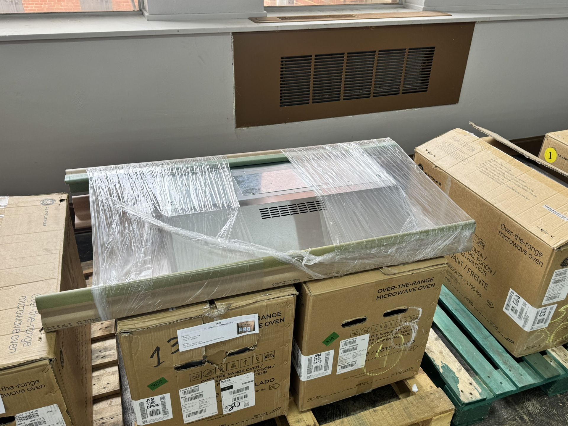 GE 30 in. Over-the-Range Convertible Hood in Stainless Steel 