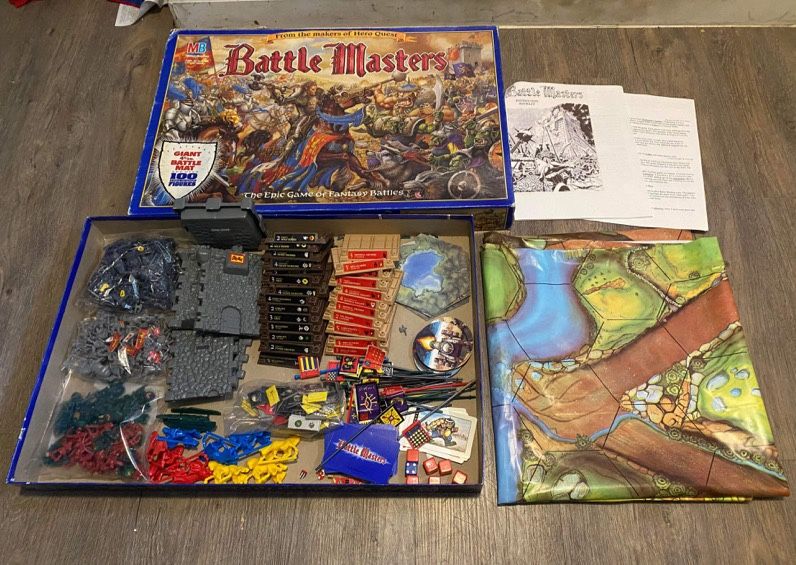 Battle Masters Fantasy Board Game 99% Complete