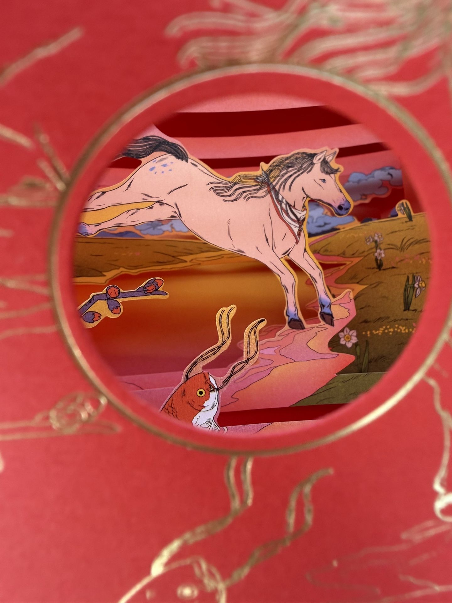 Genuine Brand New Hermes Year Of The Horse Red Envelope Pack Of 10