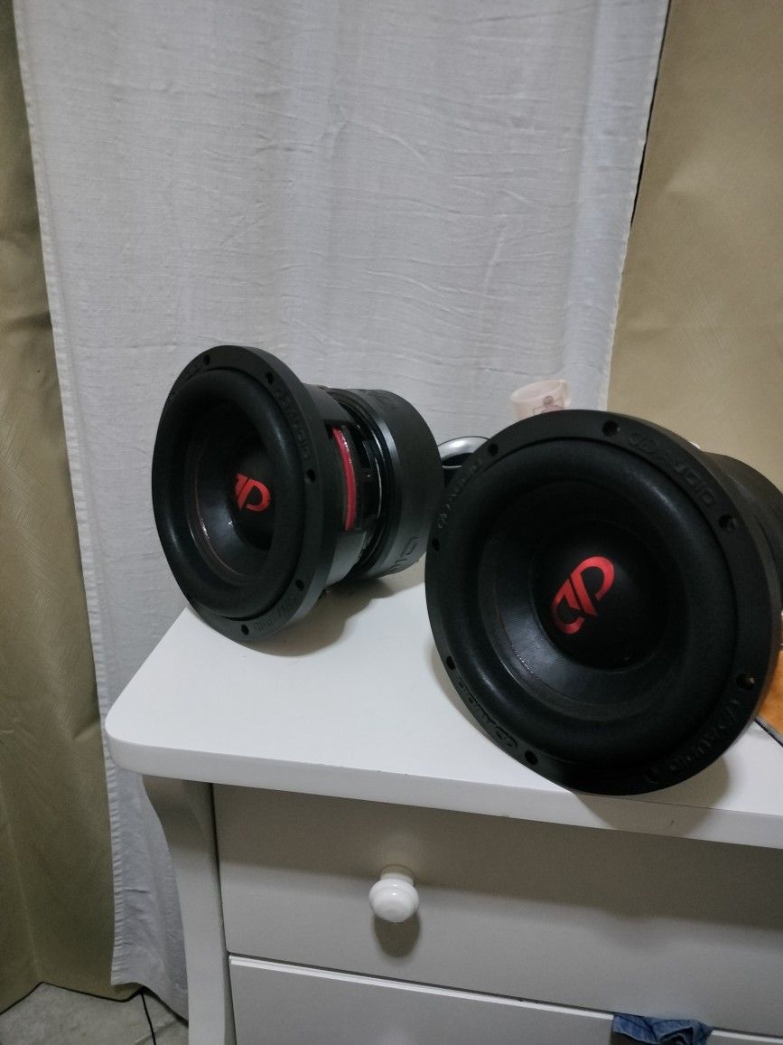 DD Audio 8inch 608d 4ohm Subwoofers Set 600series