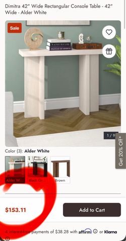 Modern Console Table