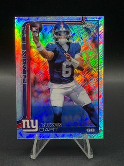 2025 Topps Chrome Topps Logo #306 Jaxson Dart RC (SP)