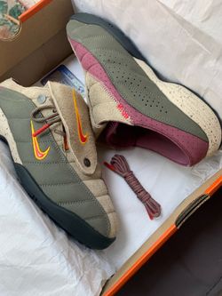 Nike T-90 Mules Slides x Kids Of Immigrants Sz 9 Khaki University Gold Awake NY 🔥QR code authentic