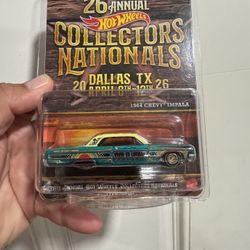 2026 Hot Wheels 26th Nationals Dallas, TX Convention Dinner 64 Chevy Impala 2517/4200