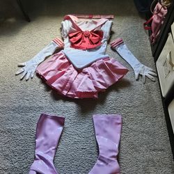 Sailor Moon Mini Moon Cosplay With Boots And Hair