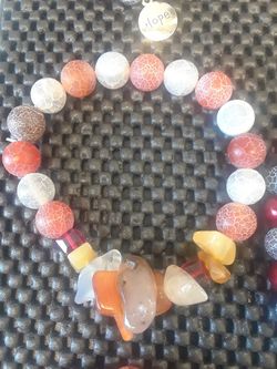 Stones.Beads.Charm Custom made charm beaded bracelets