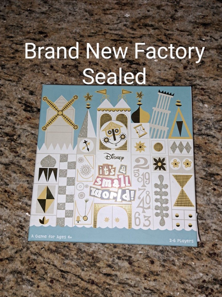 Brand New Factory Sealed Disney Its A Small World Board Game