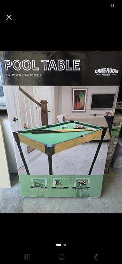 Kids pool table