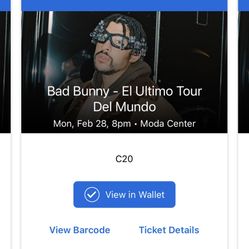 Bad Bunny Tickets