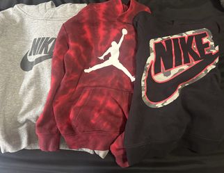 3 Nike And 1 Jordan Hoodies