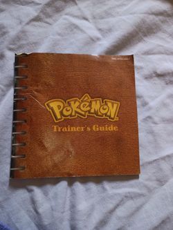 1998 Pokemon trainers guide