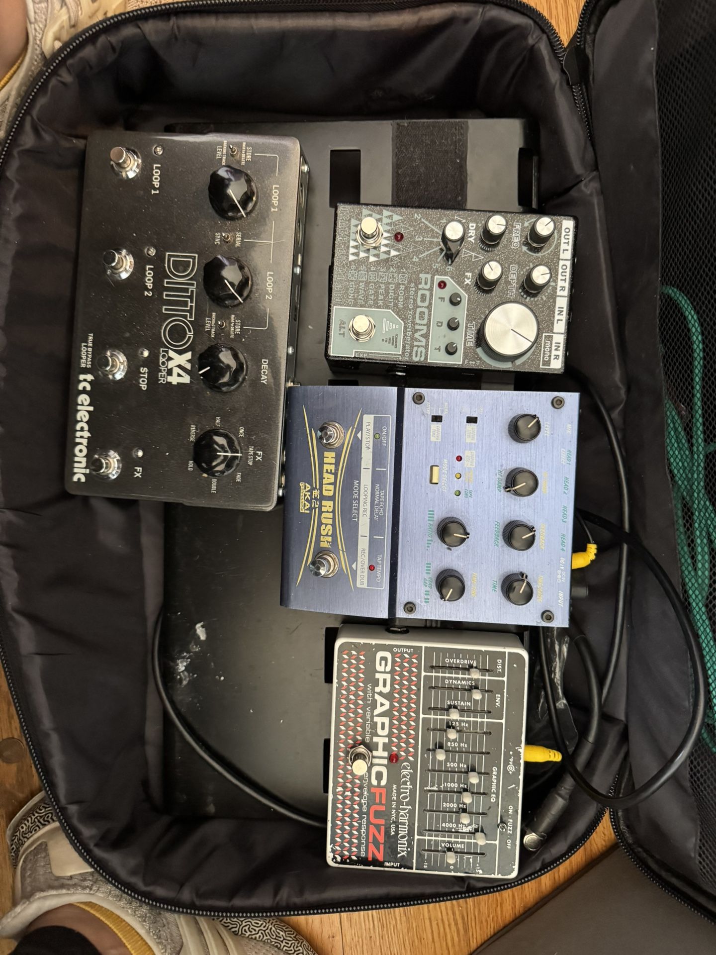 Pedal Board On Stage