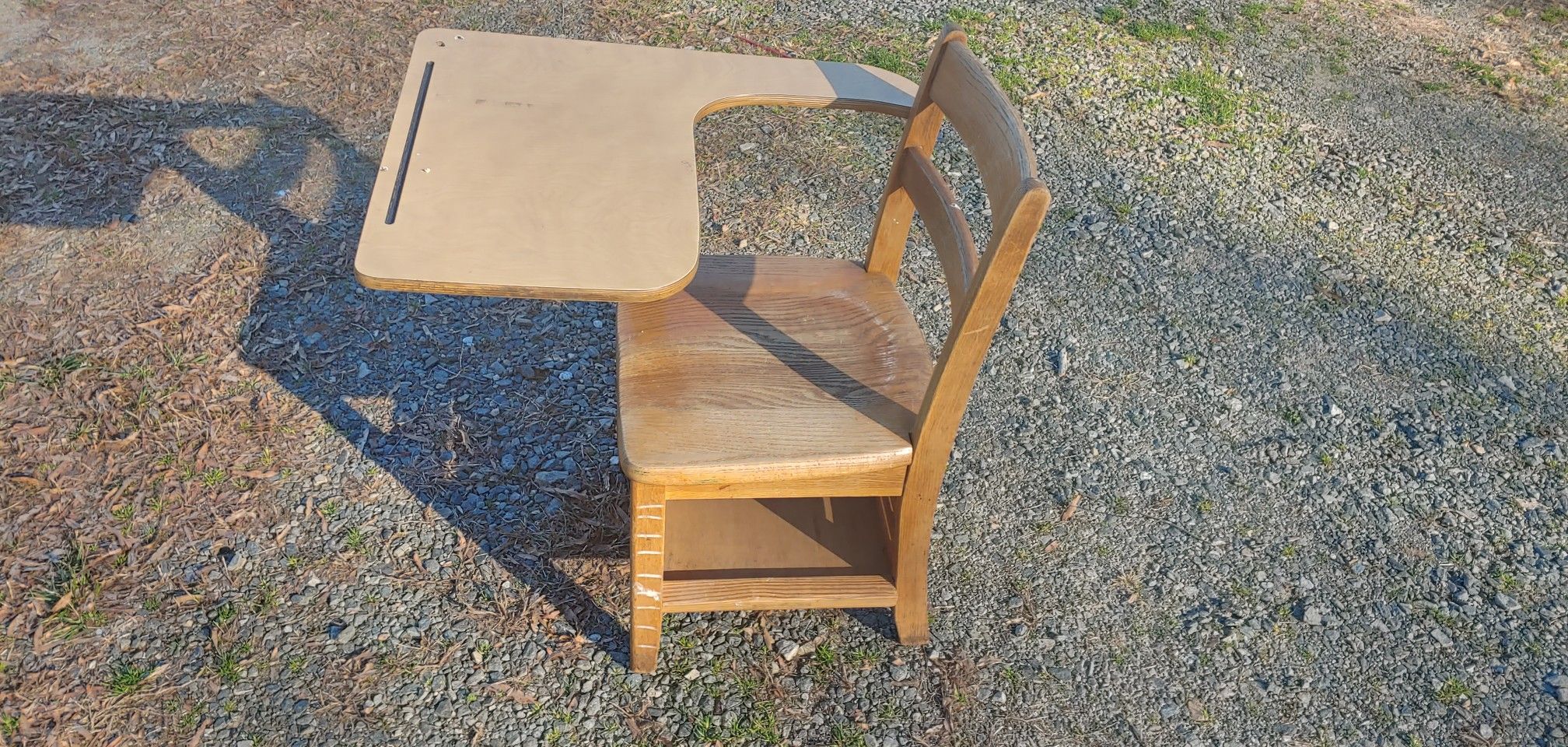 Old school desk