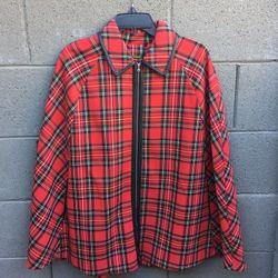 Trina Turk Plaid Cape, Large