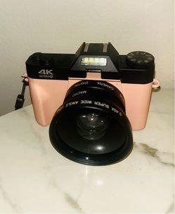 4 Ultra HD Pink Camera