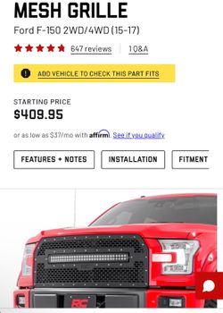 Mesh Grille Ford F-150 2WD/4WD (15-17)