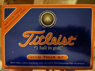 Titleist HVC Tour Gold Ball Box