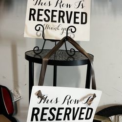Wedding  Ceremony Sign