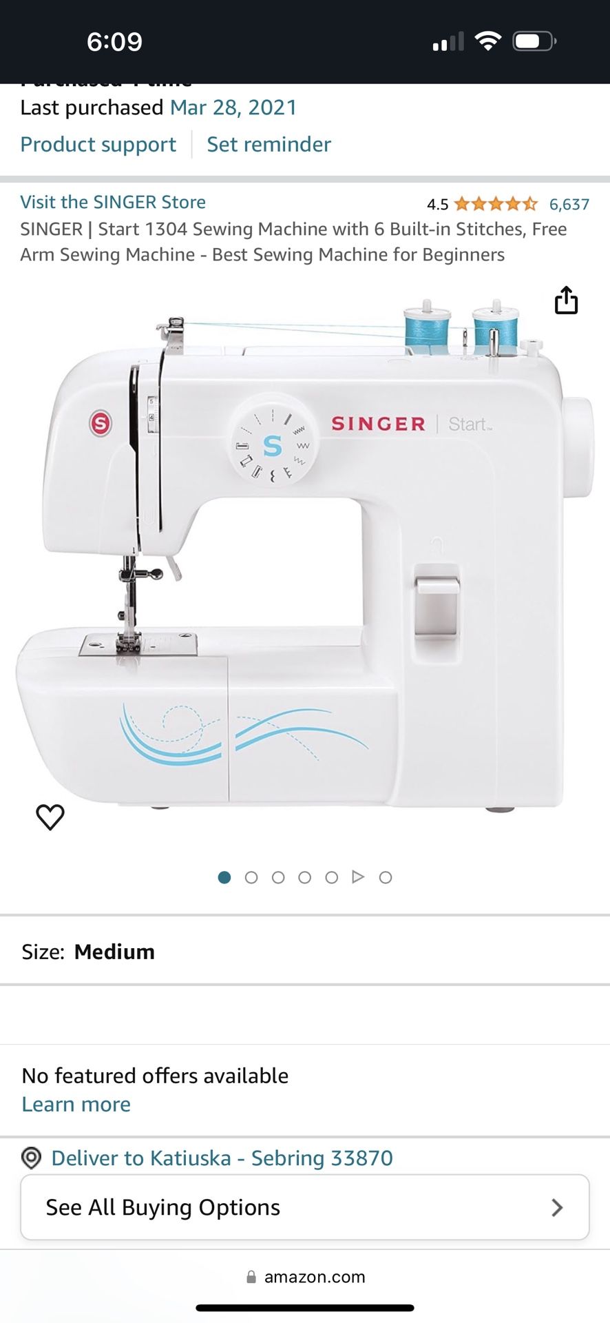 Singer Sewing Machine