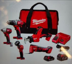 Milwaukee M18 5-Tool Cordless Combo Kit