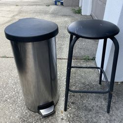 Stainless Can , Stool