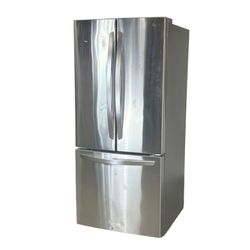 LG 30" 22 cu. ft. 3-Door French Door Refrigerator with Ice Maker - Stainless Steel