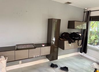 Custom floating cabinets