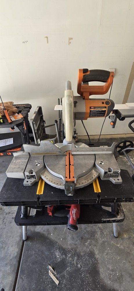 Ridgid 12in 15amp Single Bevel Miter Saw