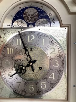 Vintage mechanical floor clock,
