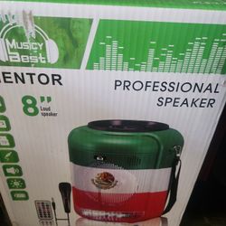 8" Bluetooth Speaker with Microphone 