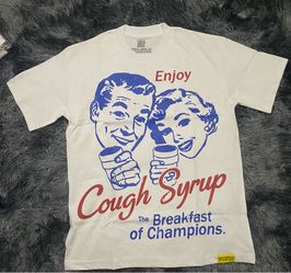 That's A Awful Lot Of Cough Syrup Men's White/Red Size-M