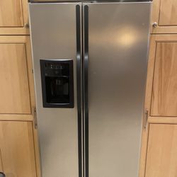 GE Stainless Steel Refrigerator and GE  Stainless steel gas stove