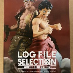 Banpresto One Piece Log File Selection Luffy Figure