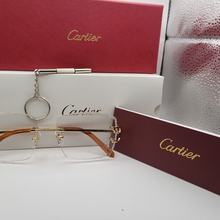 Cartier Glasses Rimless(Clear)Personality