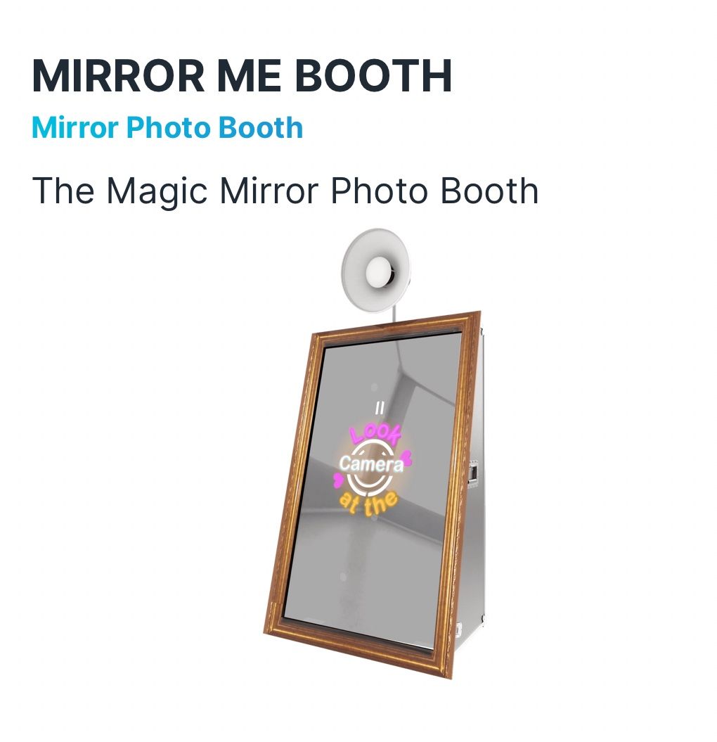 DIY Mirror ME Booth