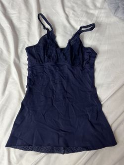 Ruby Ribbon Second Skin Lace Evening Blue Size 30 Smoothing