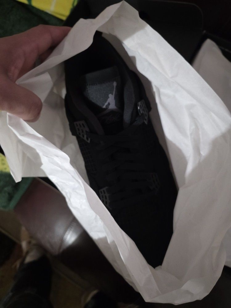 Jordan 4 Black Cat Size 12