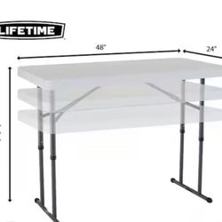 Lifetime 4ft outdoor table In Irvine 