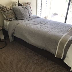 Twin Extra Long Platform Bed 