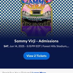 Sammy Virji Forest Hills Tickets