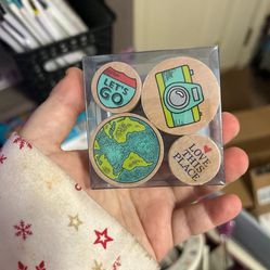 Travel themed stamps