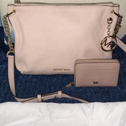 Michael Kors Leather Crossbody With Wallet