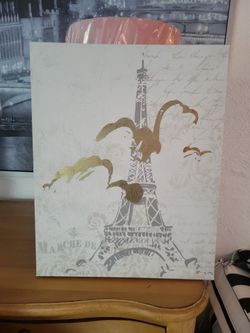 Eiffel Tower Canvas $10