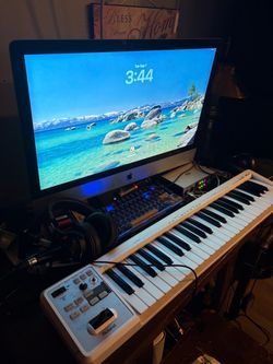 Apple iMac All-in-One Desktop Computer and Music studio
