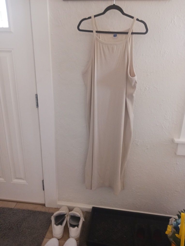 Old Navy Tan Dress